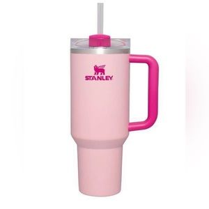 Stanley NEW! Stanley Pink Flamingo 40oz H2.0 Viral Tumbler barbie pink